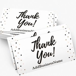 Thank You Cards with Personalization